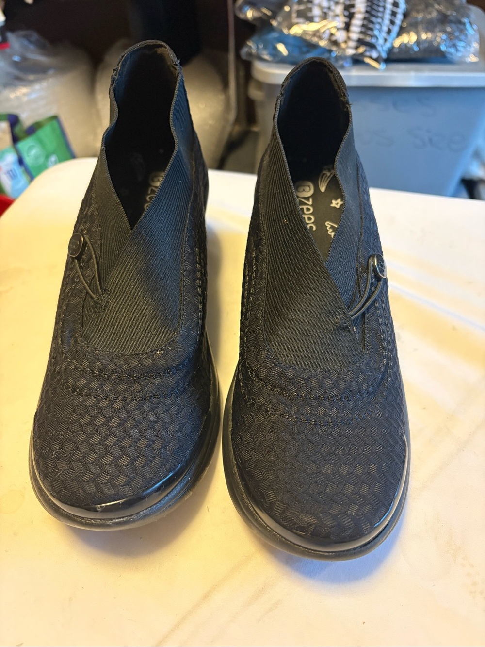 Bzees Women’s Slip-On Moccasin - Black